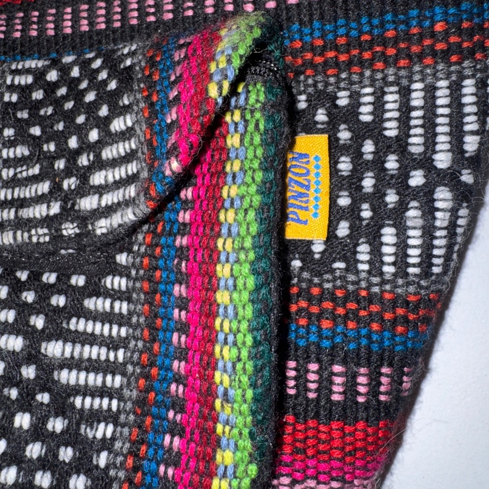 Pinzon Baja Woven Mini Backpack Multicolor Striped Small Festival Bag OS - Picture 4 of 8
